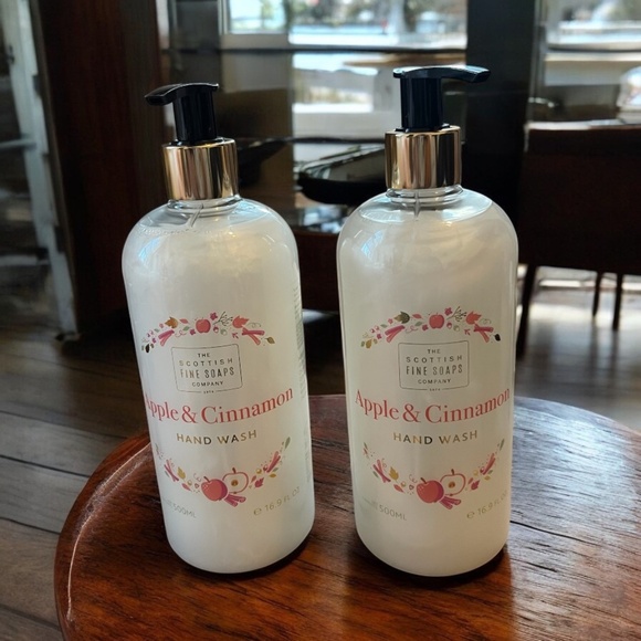 Scottish Fine Soaps Apple Cinnamon Hand Wash 2-Pack | 16.9 oz Each | Ltd Edition - Picture 1 of 1